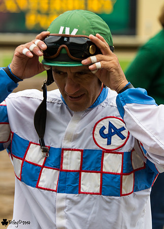 Juan Vasquez AQHA jockey at Canterbury Park in Minnesota