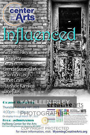 Influenced Art Show at Wyoming Creative Arts at the Hallberg Center for the Arts