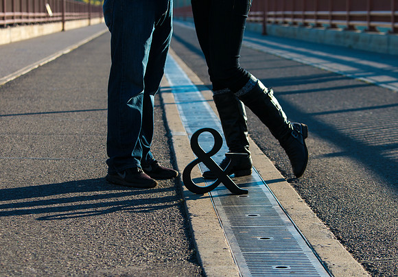 Stone Arch Bridge Minneapolis Minnesota engagement photo
