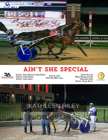 2023 RA R09  Ain`t She Special June 22 2023  8.5x11