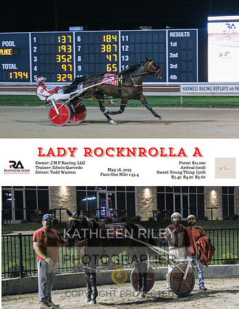 Kim Schneider 2023 RA R08 Lady Rocknrolla A May 18 2023 8.5x11