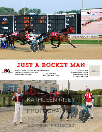Kim Schneider 2023 RA JUST A ROCKET MAN R02 May 23 2023 8.5x11