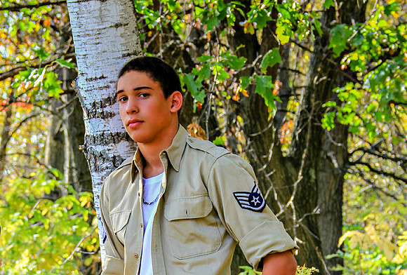 Senior portrait in Isanti Minnesota