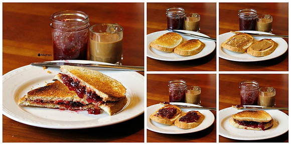 The making of a PB&J Sandwich IMG_5432