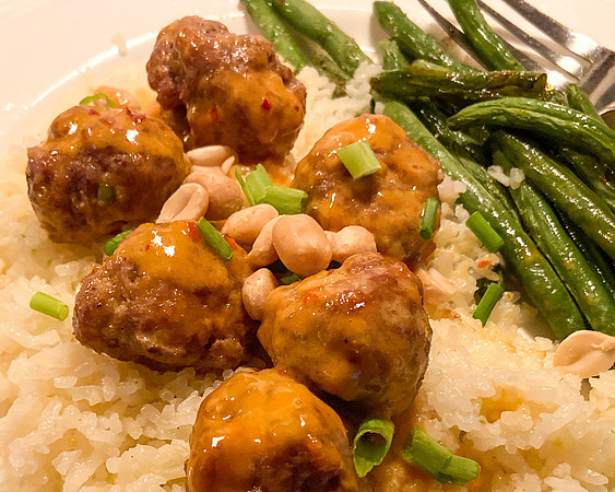Lamb Meatballs with Rice and Green Beans IMG_5126