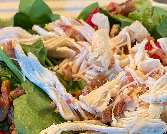 Chicken on Salad Greens IMG_7914