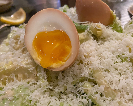 Smoked Eggs on a Caesar Salad IMG_8838