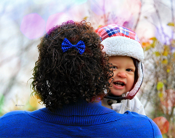 Mother and son family photo in Champlin Minnesota