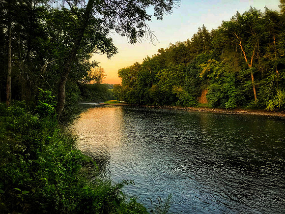 Cannon River in Cannon Falls Minnesota