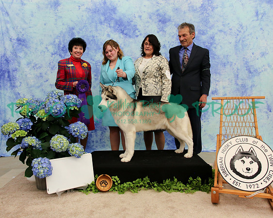 PROOF Specialty Siberian Husky Club of the Twin Cities Judge Barbara Dempsey Alderman