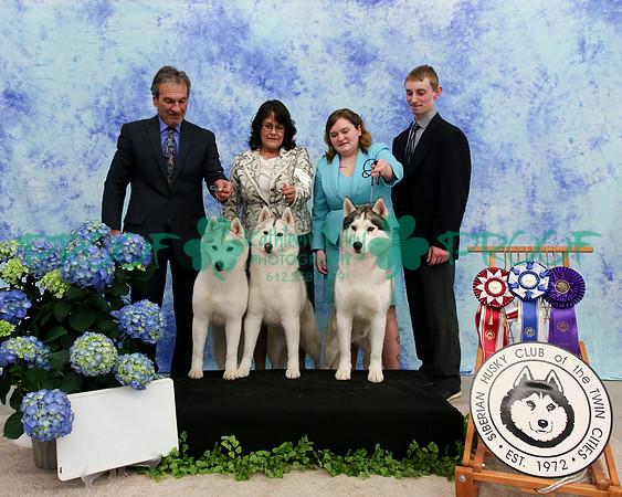 PROOF Specialty Siberian Husky Club of the Twin Cities Judge Barbara Dempsey Alderman