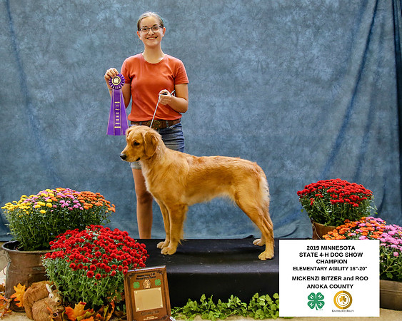 2019 4H State Saturday Championship Win Photo Mickenzi Bitzer Roo Anoka