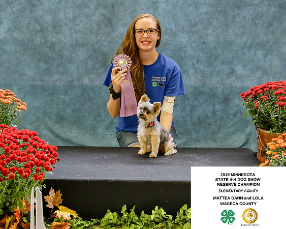 2019 4H State Saturday Championship Win Photo Mattea Dann Lola Waseca