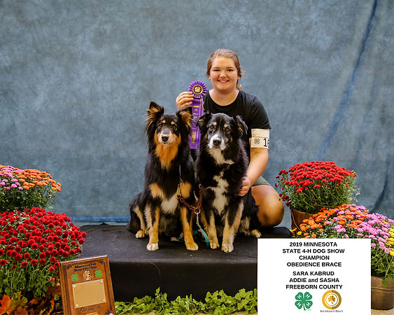 2019 4H State Sunday Championship Win Photo Sara Kabrud Addie and Sasha Freeborn