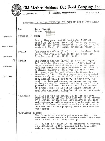 Chinook-Bill-of-Sale-to-Perry-Greene-Page-1