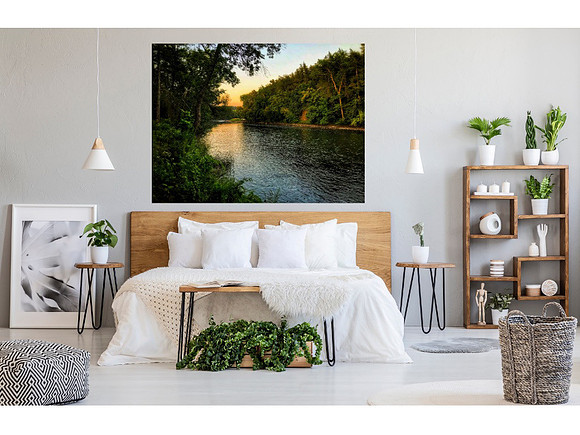 Cannon River Wall Art Bedroom IMG_5418