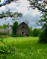 SLT Miller Barn and Silo 16x20 canvas