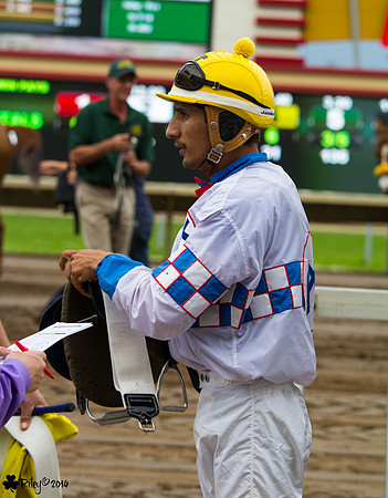 Jorge Torres AQHA jockey at Canterbury Park in Minnesota