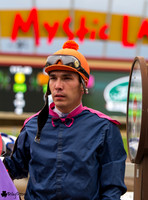 Larren Delorme AQHA jockey at Canterbury Park in Minnesota